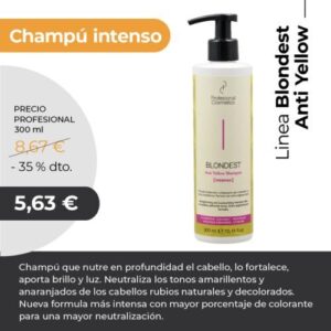 Champú Intenso Anti Yellow Profesional cosmetics