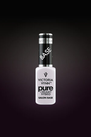 Base de Pure Cream Hybrid, para preparar la uña antes de aplicar el color del esmalte permanente.