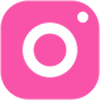 Icono Instagram Rosa para redes de Domeka Vera
