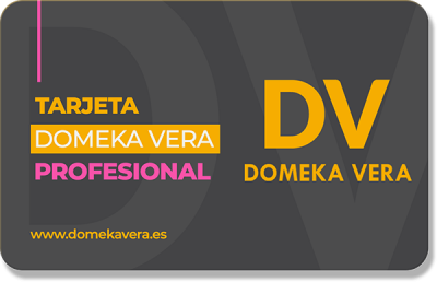 Tarjeta-profesional-web-1 Tarjeta Domeka Vera para profesionales para conseguir descuentos y precios exclusivos.